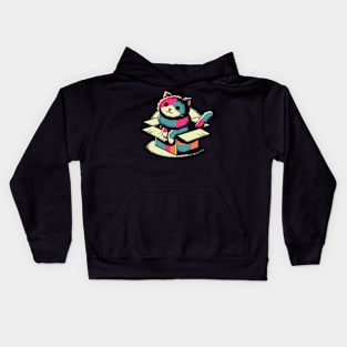 If Cat Fits I Sits // Cute Kawaii Cat Kids Hoodie